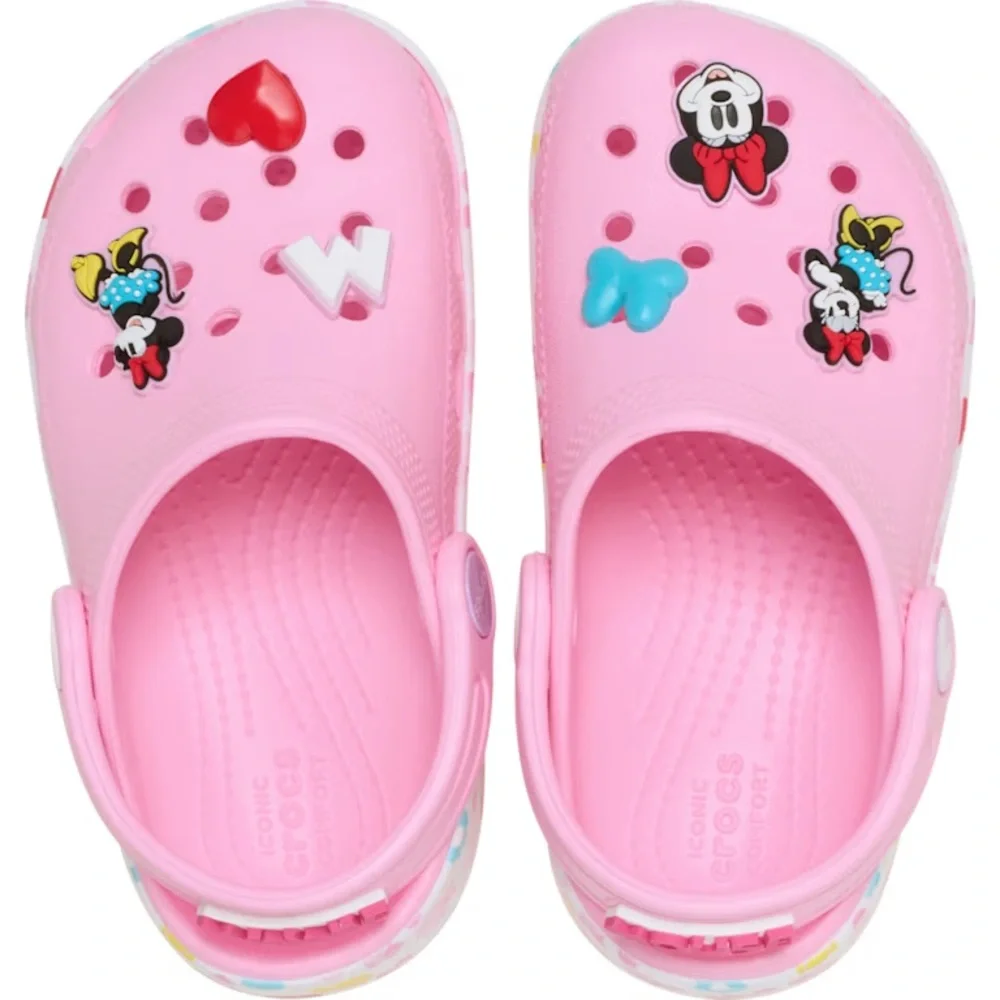 CROCS Toddlers' Mickey & Friends Minnie Classic Clog